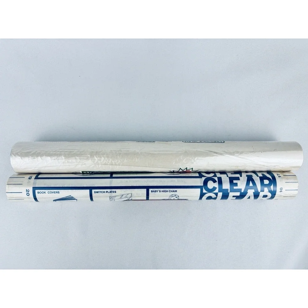 Lot Of 2 Vintage Royal Lace Glazed Shelf Paper & Carlan‎ Clear - Made In USA NOS